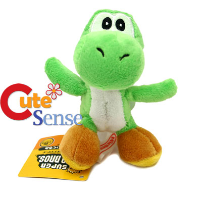 Super Mario Bros Green Yoshi 4 Plush Figure Key chain  