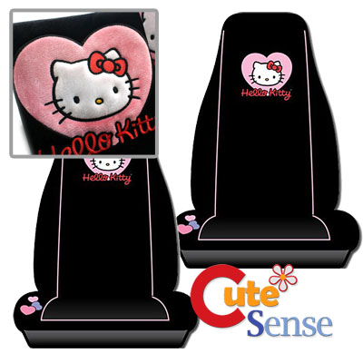  Kitty  Seat Covers on Hello Kitty 12pc Car Seat Covers Accessories Compleate At Cutesense