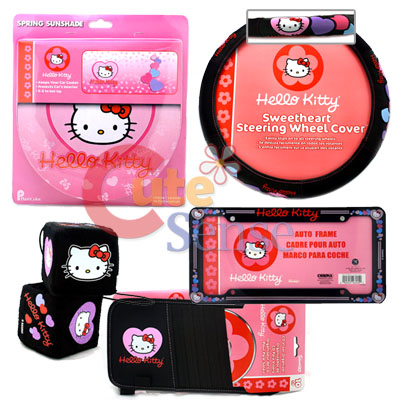  Kitty  Seat Covers on Hello Kitty 12pc Car Seat Covers Accessories Compleate At Cutesense