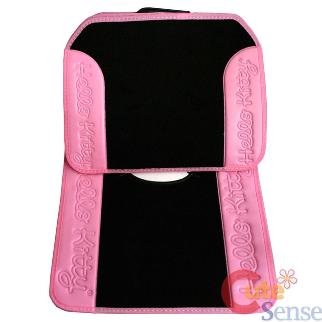 Hello Kitty 4pc Floor Mats Pink Black Car Auto Accessory On Popscreen