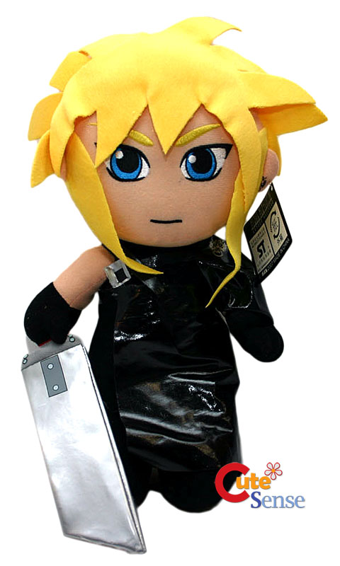 Final Fantasy 7 *CLOUD* 14 Plush Doll Figure RARE USA  