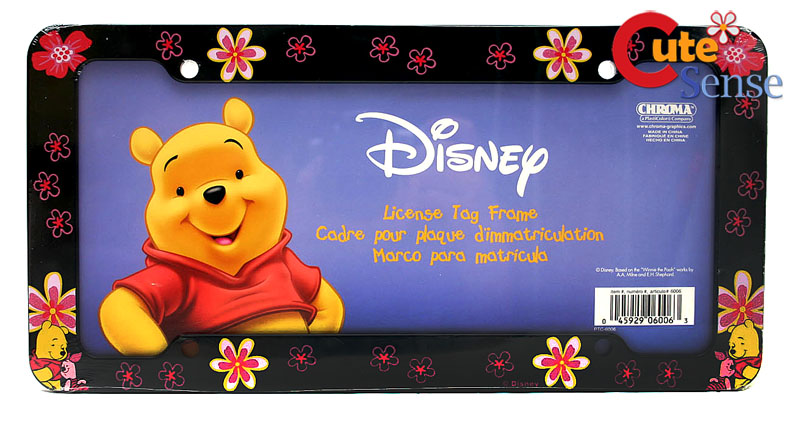Disney Winnie Pooh&Friends License Plate Frame Car/Auto eBay