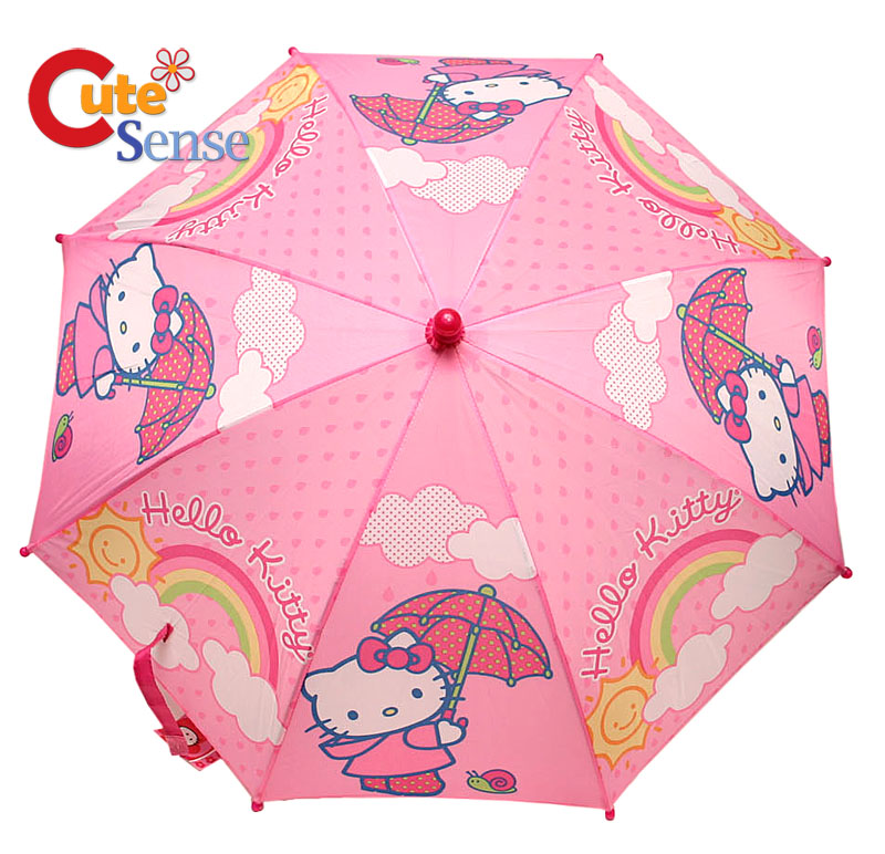 Sarino Hello Kitty Kids Umbrella : Pink Rainbow at Cutesense.com