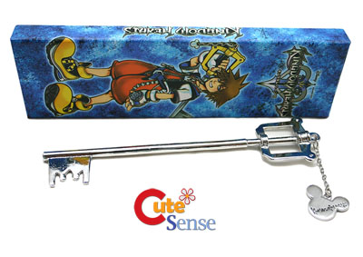 Kingdom Hearts Sora Mickey Mouse Key Blade  7in Metal W/Box  