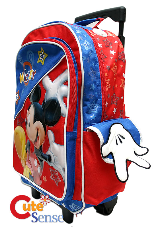 Disney Mickey Mouse Roller Backpack/Bag16 Large B L  