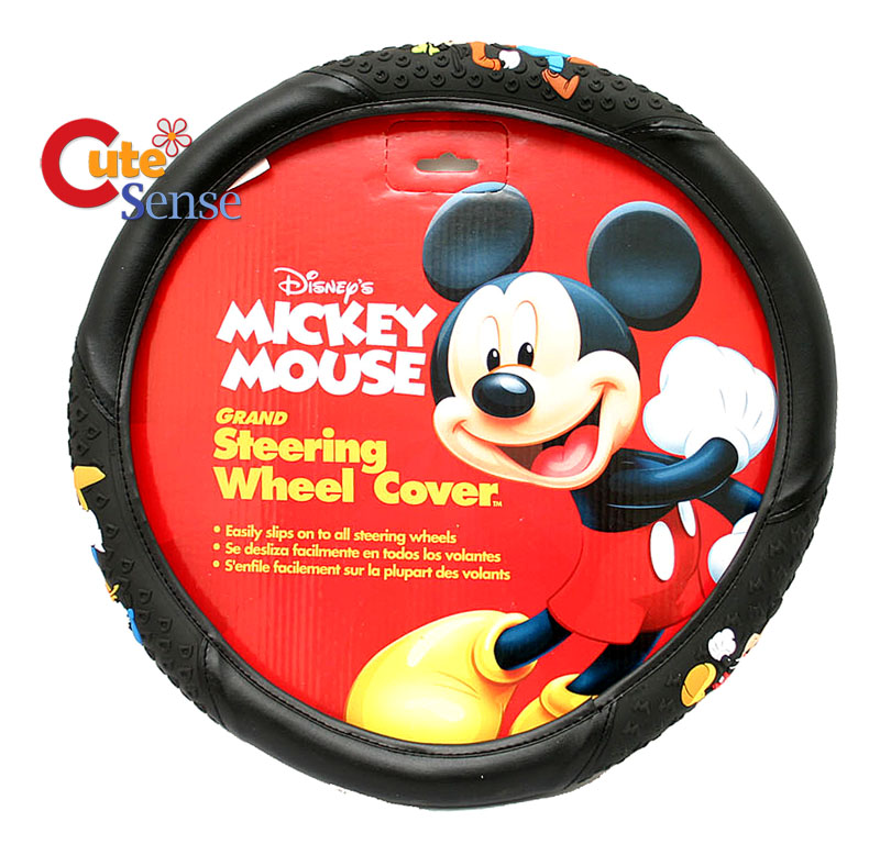 Mickey Mouse Steering Wheel Cover Disney Car Auto