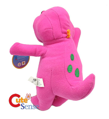 Barney Dinosaur Plush Doll New by Nanco 10in Small