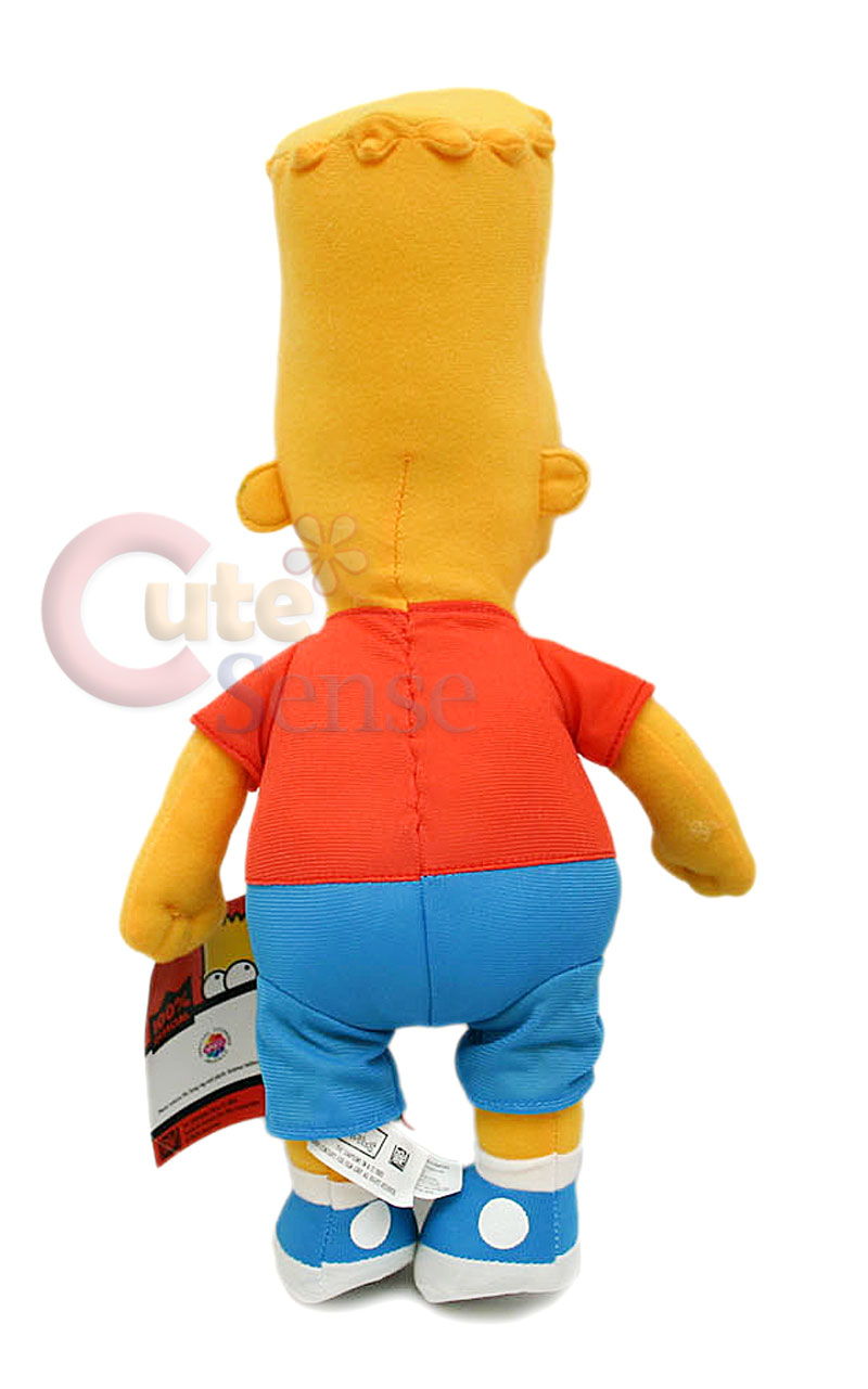 Simpson Family Bart Simpson Plush Figure Doll -16in:L