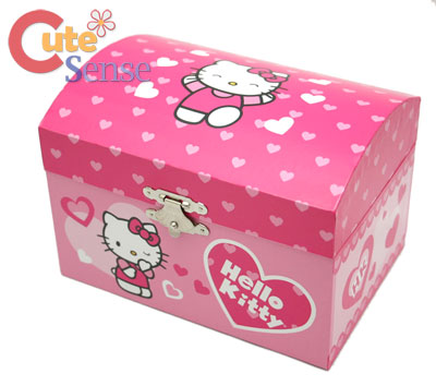 Sanrio Hello Kitty Music Box - Sweet Heart Hello Kitty Jewelry Box at 