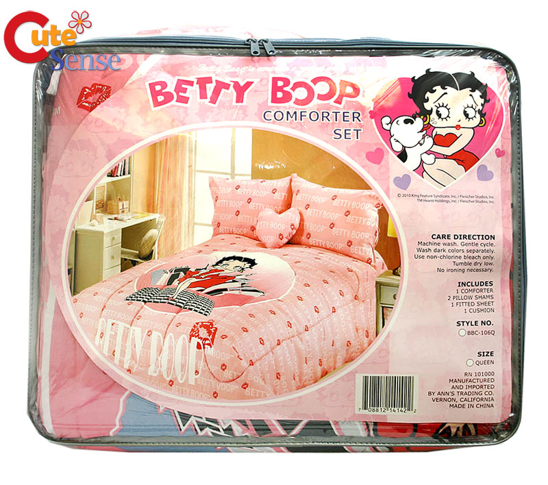 Betty Boop 5PC Queen Size Hello Kitty Queen Size Bedding. Betty Boop 5PC Queen Size