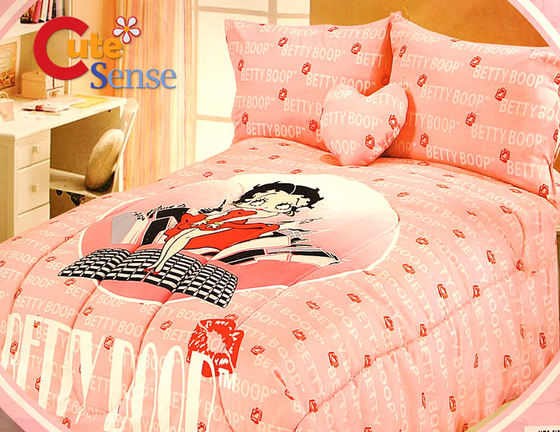 Hello Kitty Queen Size Bedding. Betty Boop 5PC Queen Size