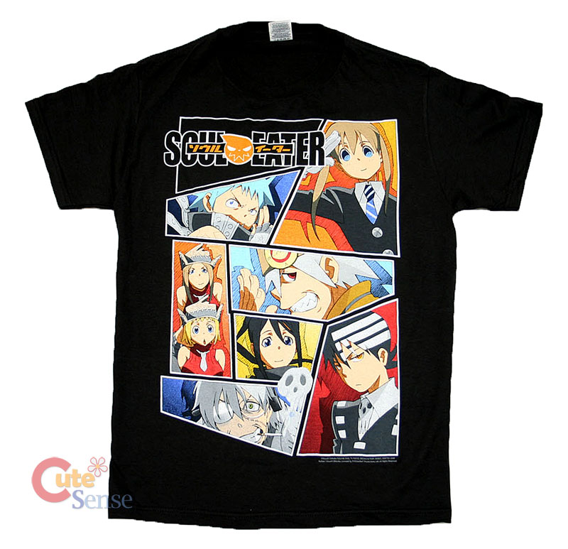 Soul Eater Panels T-Shirts Anime T Shirt (S /L /XL) | eBay