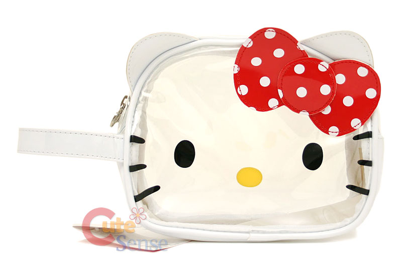 hello kitty makeup bag. Sanrio Hello Kitty Clear Face