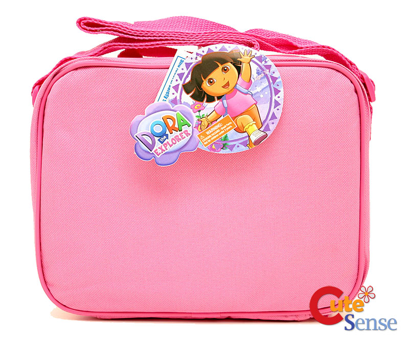 Dora & Boots School Lunch Bag Snack Carry Box Pink  