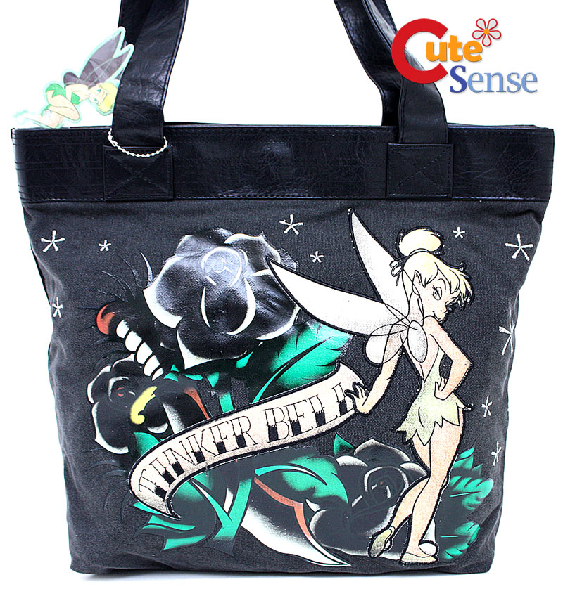 Disney Tinkerbell Tattoo Tote Bag at Cutesense.com