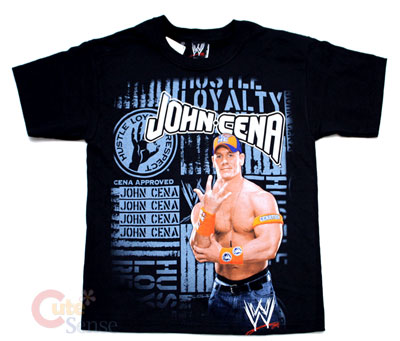 Wrestling Shoes  Kids on Wwe Wrestling John Cena Kids T Shirt Junior Kids T Shirt