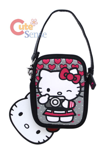 Sanrio  Kitty Luggage on Hello Kitty Multi Case Camera Mp3 Bag Loungefly