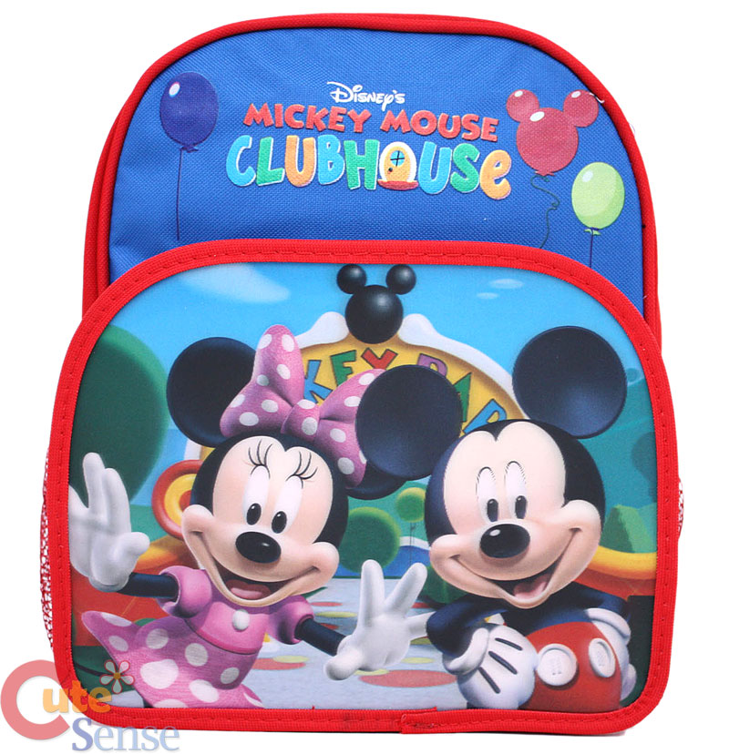 Disney Mickey & Minnie Mouse School Backpack/Bag-10&quot; S | eBay