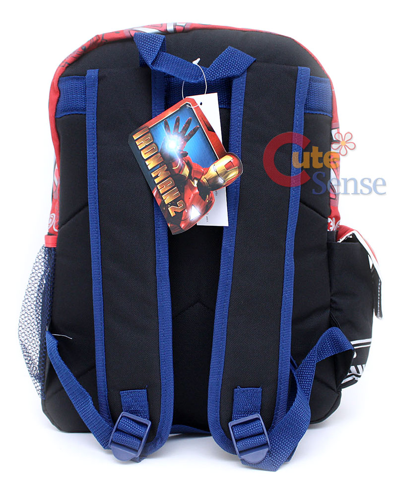 Marvle IronMan 2 School Backpack Iron Man Bag 16 Large  