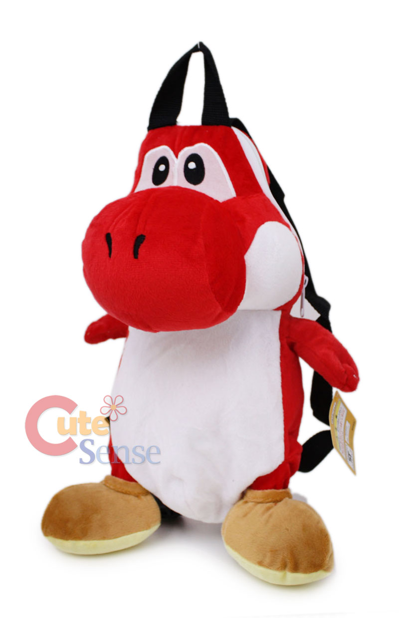 Nintendo Super Mario Red Yoshi Plush doll Backpack 2