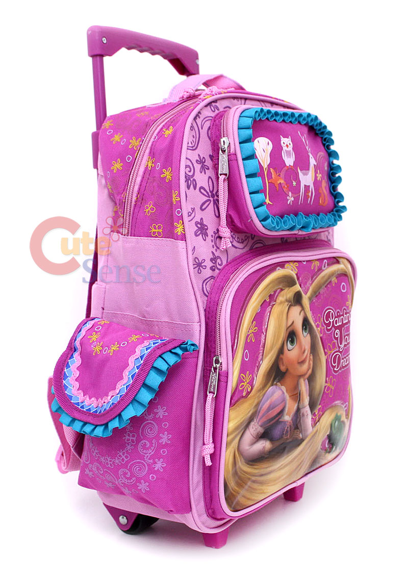Tangled Rapunzel School LRoller Backpack w/Lunch Bag eBay