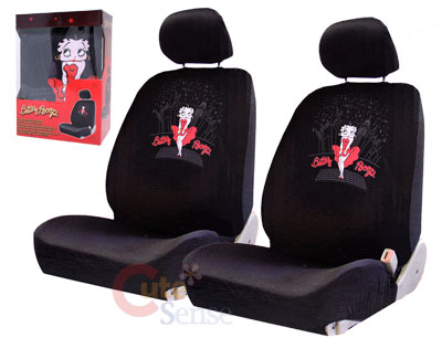 Auto  Covers on Betty Boop Car Seat Cover Auto Accessories Low Back 2pc   Ebay