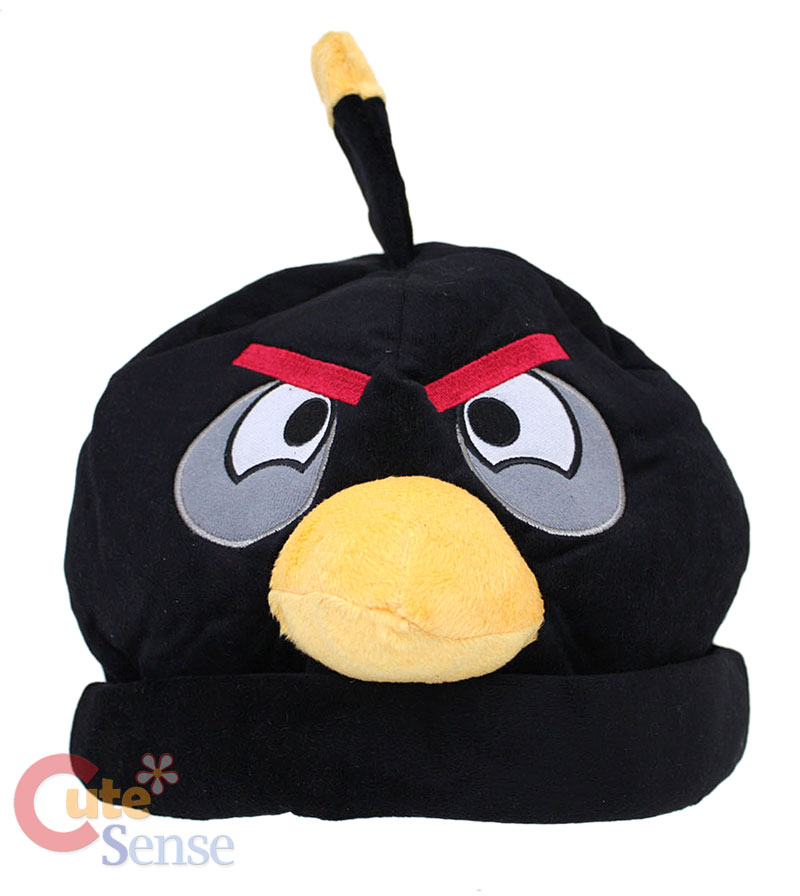 angry birds black bird plush