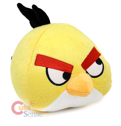 Angry Birds Yellow Bird Plush Doll -6in