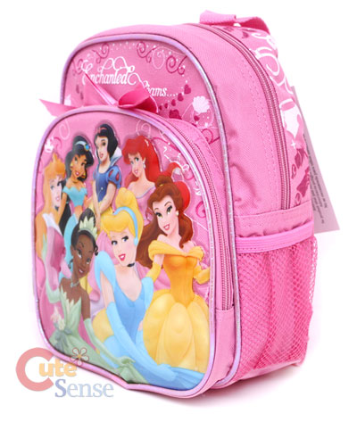 Backpack  Toddlers on Disney Princess W Tiana Toddler School Backpack 10  Bag   Ebay
