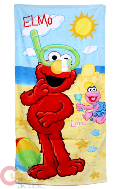 Elmo Abby Cadabby Bath Beach Towel 1.jpg