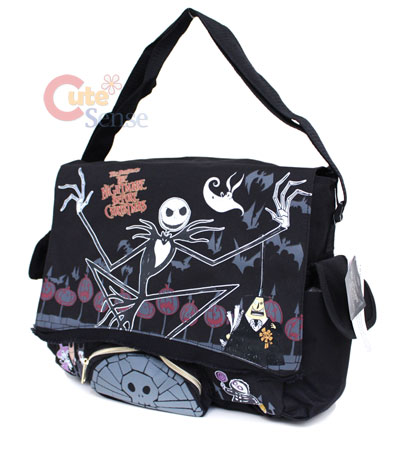 Shoulder Messenger Bags on Nightmare Before Christmas Shoulder Messenger Bag  Coffin Pocket