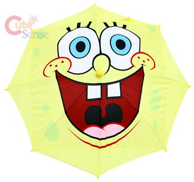 Nick Jr. SpongeBob Big Face  Kids Umbrella