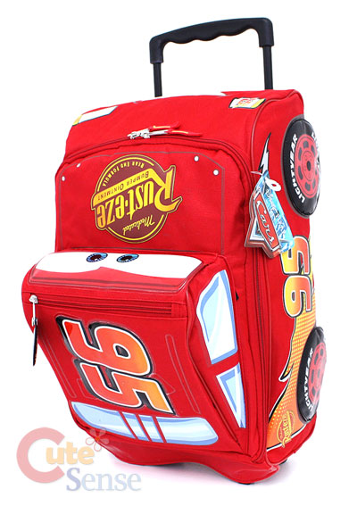 Disney Cars Mcqueen Rolling Luggage, Suite Case -3D Shape