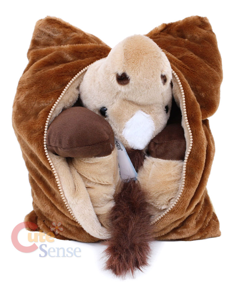 stuffed animal that turns into a ball