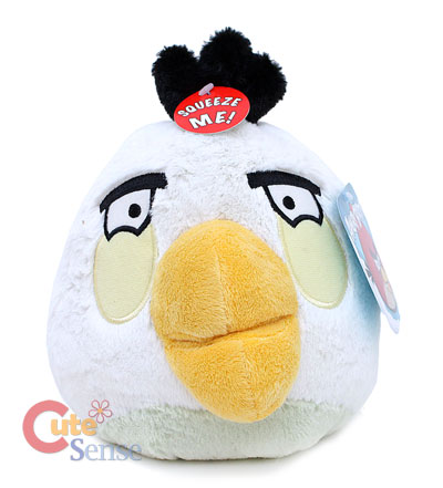Angry Birds Plush on Angry Birds Plush Doll White Sound