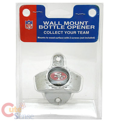 NFL San Francisco 49ers Bottle Opener Wall Mount 1.jpg