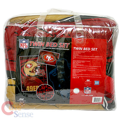 Modern  Frames  Francisco on San Francisco 49ers Twin Bedding Comforter Set   Ebay