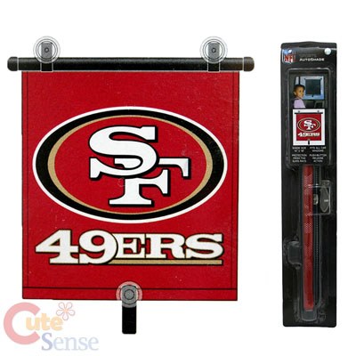 NFL San Francisco 49ers Auto/Car Interior Window Sun Shade NFL San Francisco 49ers Auto/Car Interior Window Sun Shade