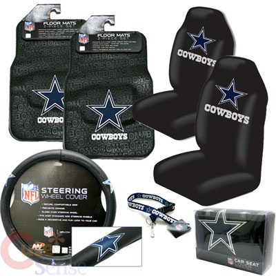 Dallas Cowboys Car Seat Cover Auto Accessories Set 6pc On Popscreen