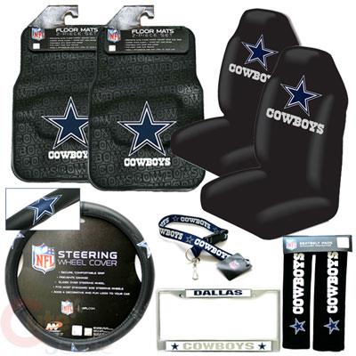 Dallas Cowboys Car Seat Cover Auto Accessories Set 9pc On Popscreen