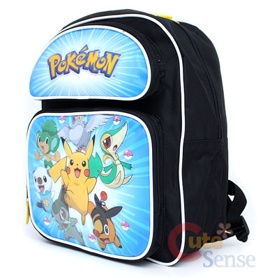 Pokemon Black & White School Backpack Medium Bag  14  