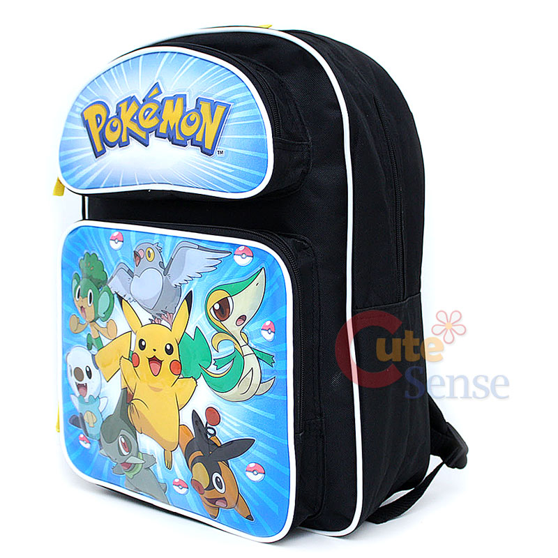 Details about Pokemon Black & White School Large Backpack &Lunch Bag Details about Pokemon Black & White School Large Backpack &Lunch Bag