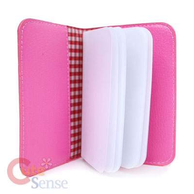 Sanrio Hello Kitty Card Holder / Wallet Leather  Pink  