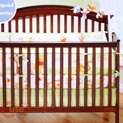 Crib Sets on The Pooh With Friends Baby 4pc Crib Bedding Set At Cutesense Com