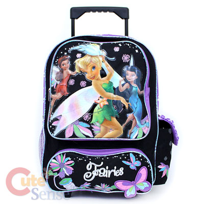 Tinkerbell Suitcase on Disney Tinkerbell Fairies School Roller Backpack Rolling Bag Butterfly