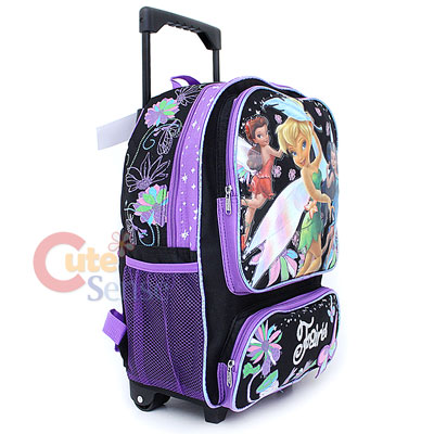 Tinkerbell Suitcase on Disney Tinkerbell Fairies School Roller Backpack Rolling Bag Butterfly