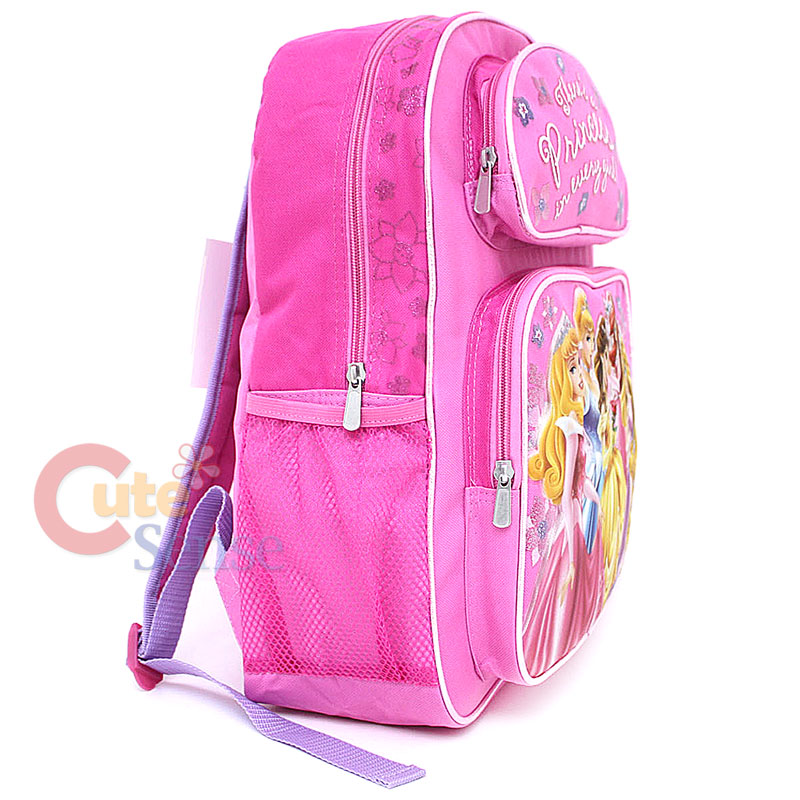 Disney Princess w/Rapunzel School Backpack Bag 16  