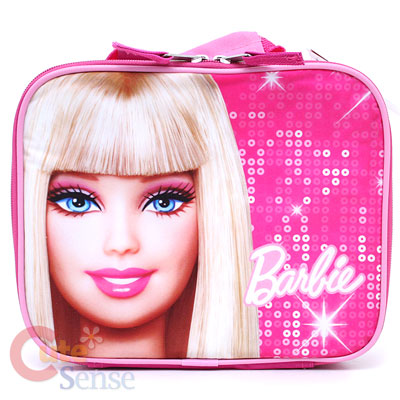 Pink Barbie  on Barbie School Lunch Bag   Insulated Snack Food Box Pink   Ebay