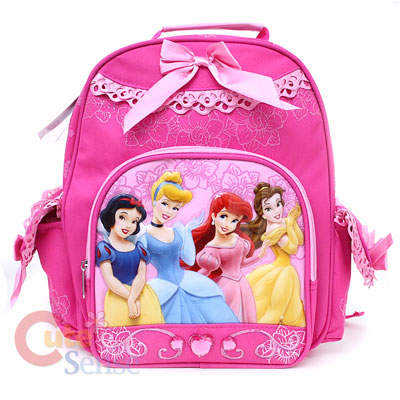 Disney Princess School Backpack/Bag 12 M Pink Ribbon  