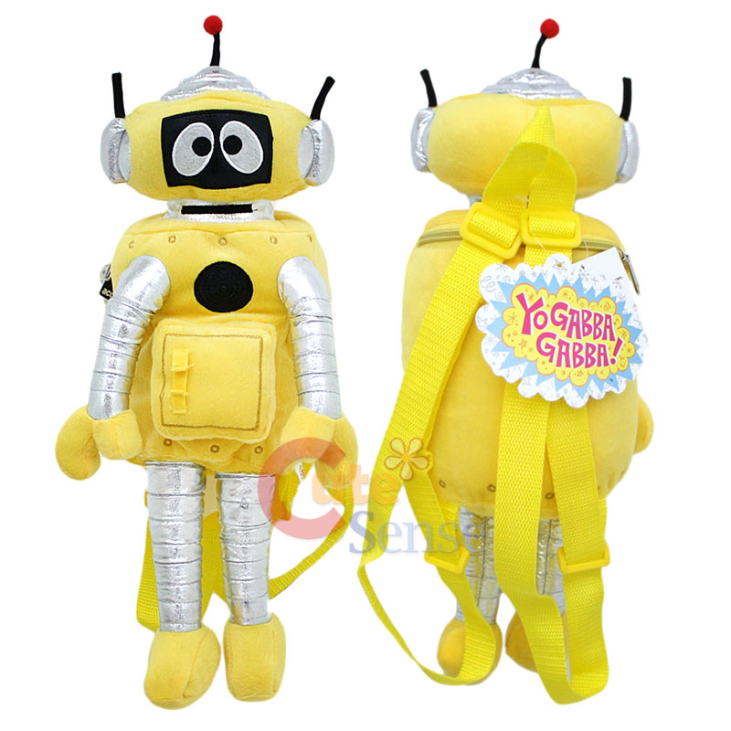 yo gabba gabba plush backpack